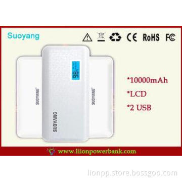 Large Capacity 10000mah Power Bank / Mobile Power Supply Ov